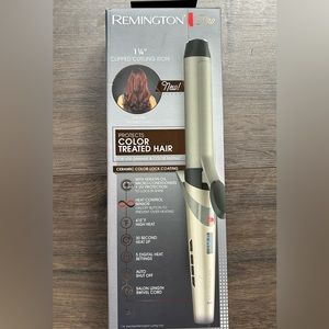 Remington Pro ceramic clipped curling iron